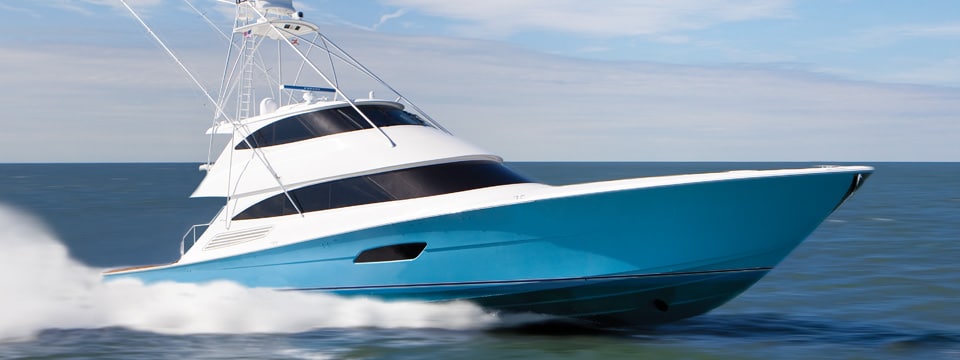 Sea Trial a Viking Yacht in Atlantic City