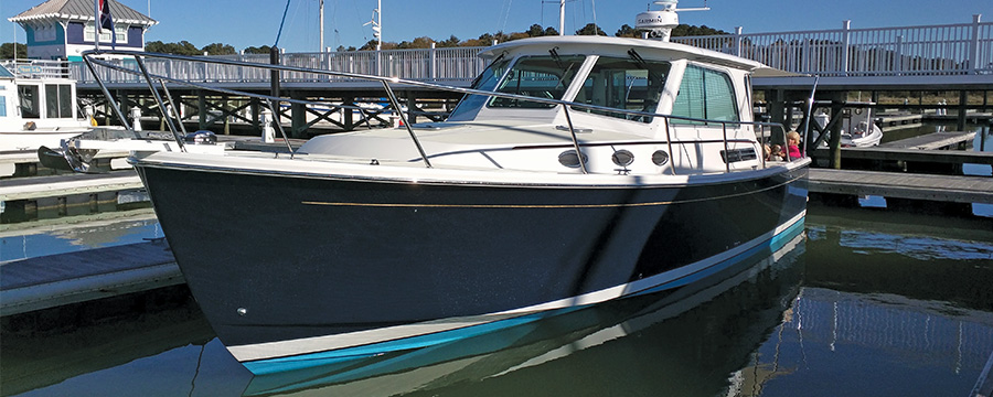 Hampton Couple Move Up to a Back Cove Yacht