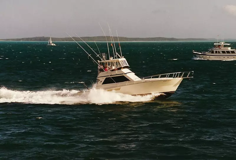 Viking Yacht in the Bahamas