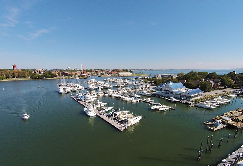 Bluewater Yachting Center in Hampton, Va