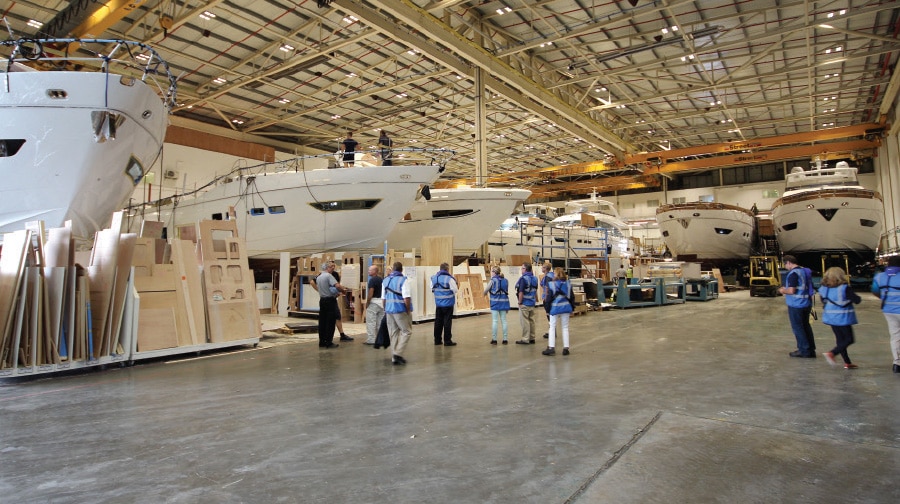 princess yachts manufacturing sites