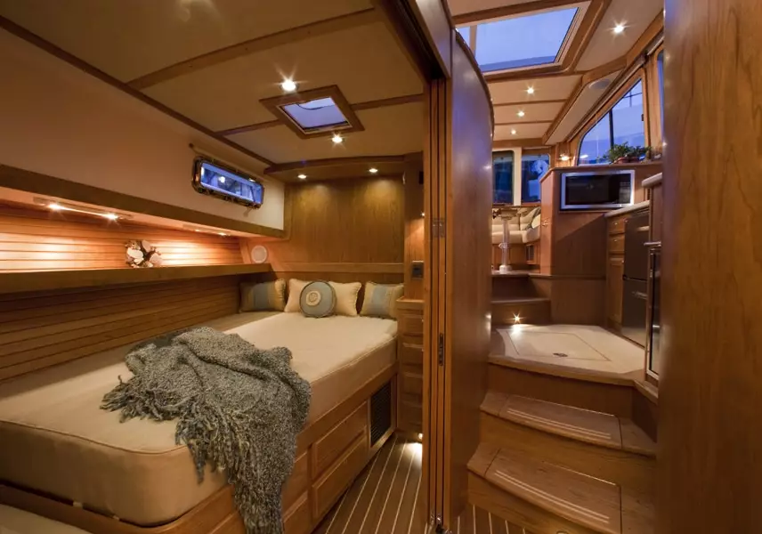 Interiors of the Sabre 40 Hard Top Express in Portland Maine