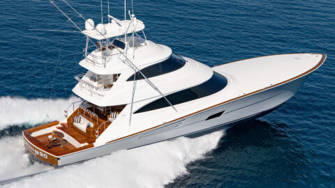 A Closer Look: NEW! Viking 90 Skybridge - Bluewater Yacht Sales